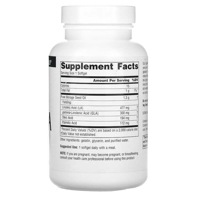 Source Naturals, Mega-GLA 300, 60 Softgels 21078009108