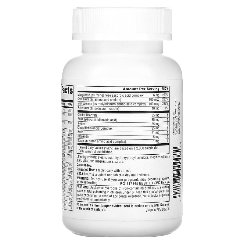 Source Naturals, Mega-One, 60 Tablets 21078000082