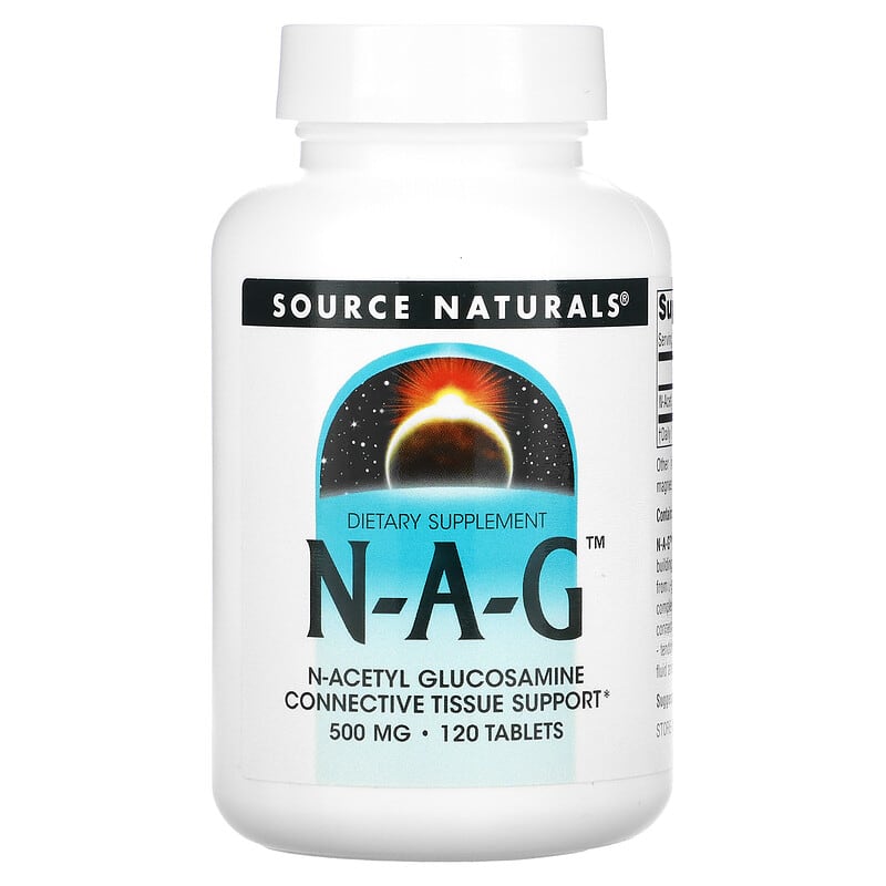 Source Naturals N-A-G 500 mg 120 Tablets 21078002222
