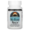 Source Naturals No-Flush Niacin 500 mg 60 Tablets 21078009214