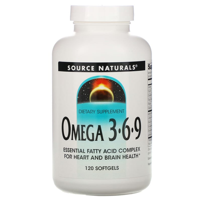 Source Naturals Omega 3-6-9 120 Softgels 21078023180
