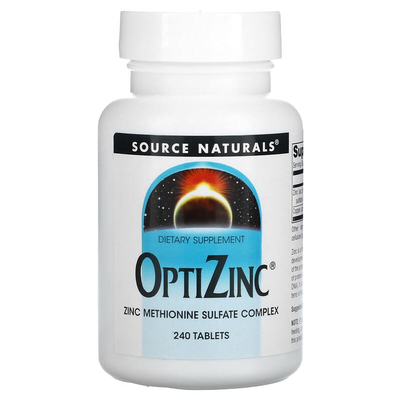 Source Naturals OptiZinc 240 Tablets 21078001768