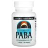 Source Naturals PABA 100 mg 250 Tablets 21078005087