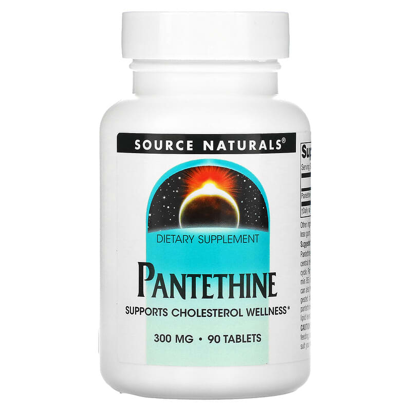 Source Naturals Pantethine 300 mg 90 Tablets 21078020660