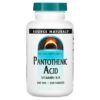 Source Naturals Pantothenic Acid 250 mg 250 Tablets 21078005124