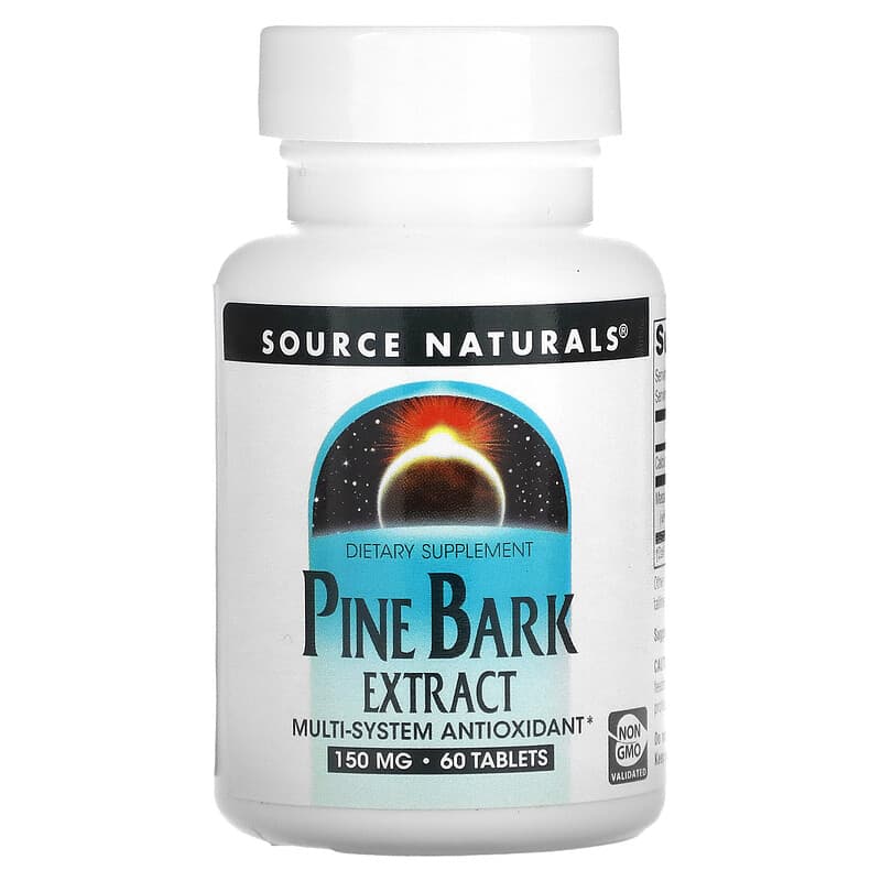 Source Naturals Pine Bark Extract 150 mg 60 Tablets 21078020837