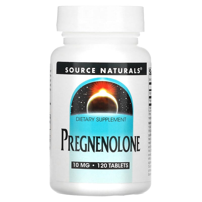 Source Naturals Pregnenolone 10 mg 120 Tablets 21078007173