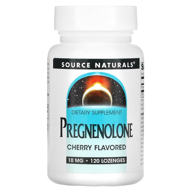 Source Naturals Pregnenolone Cherry 10 mg 120 Lozenges 21078006725