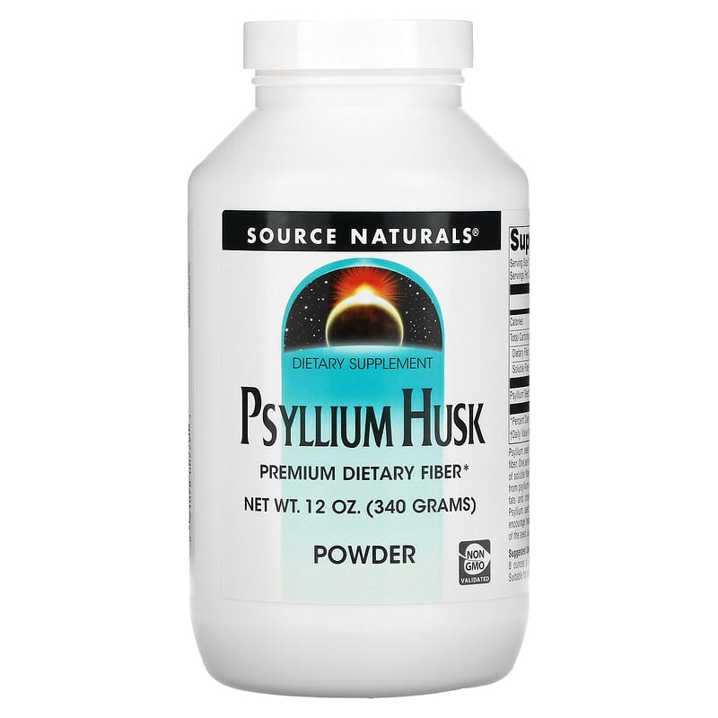 Source Naturals Psyllium Husk Powder 12 oz (340 g) 21078007791