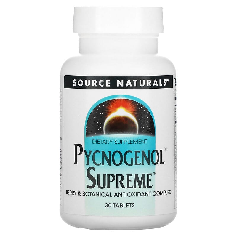 Source Naturals Pycnogenol Supreme 30 Tablets 21078022190