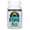Source Naturals R-Lipoic Acid 100 mg 60 Tablets 21078016649