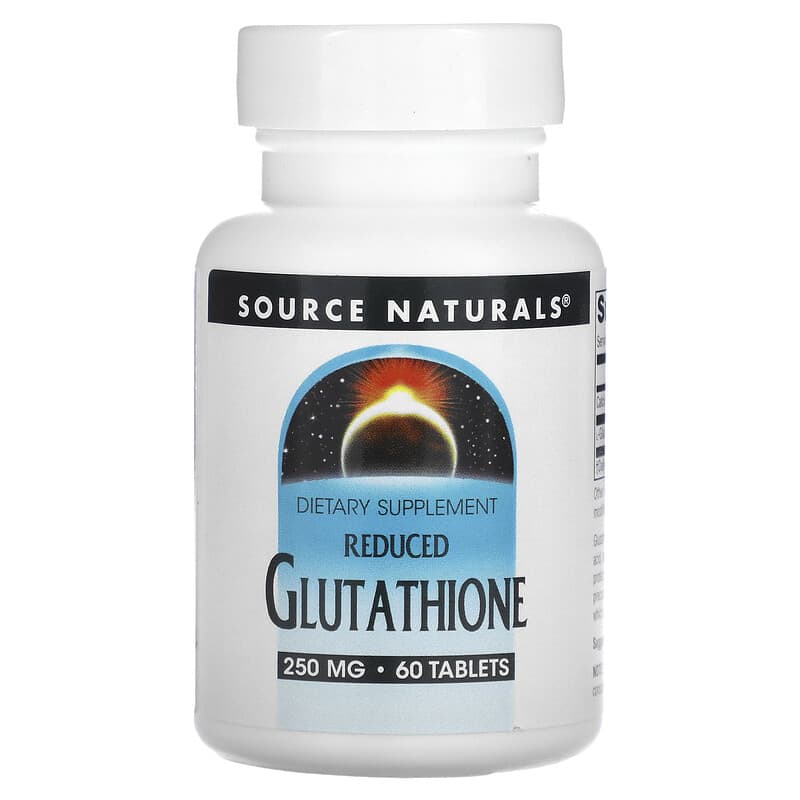 Source Naturals Reduced Glutathione 250 mg 60 Tablets 21078012832