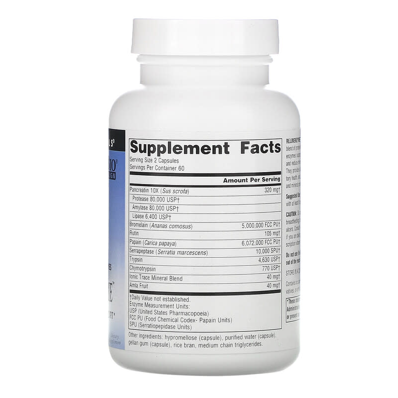 Source Naturals, RejuvenZyme, 120 Capsules 21078019411