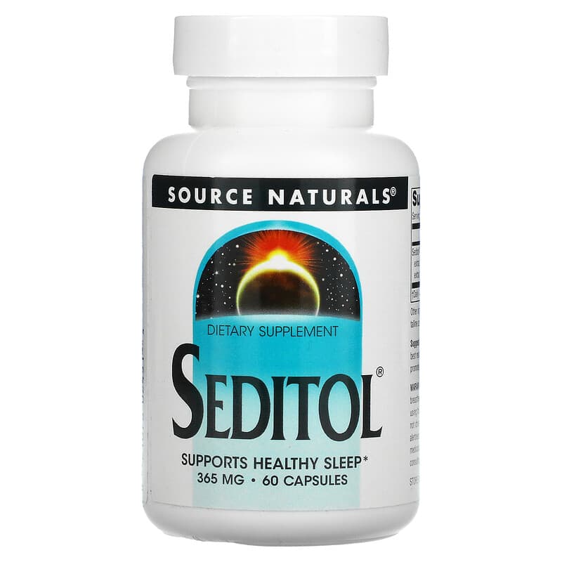 Source Naturals Seditol 365 mg 60 Capsules 21078024514