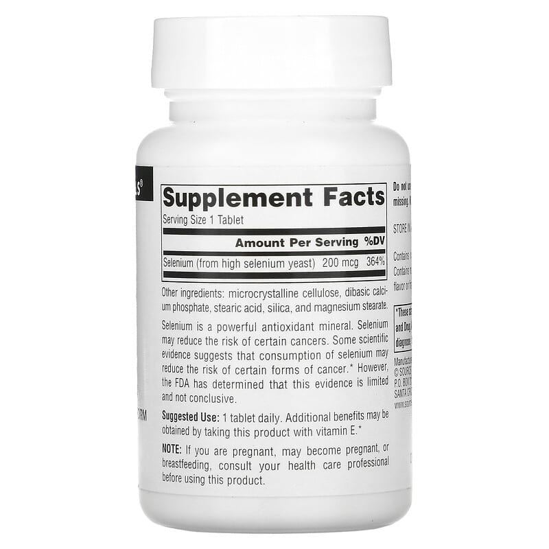 Source Naturals, Selenium, 200 mcg, 120 Tablets 21078008118