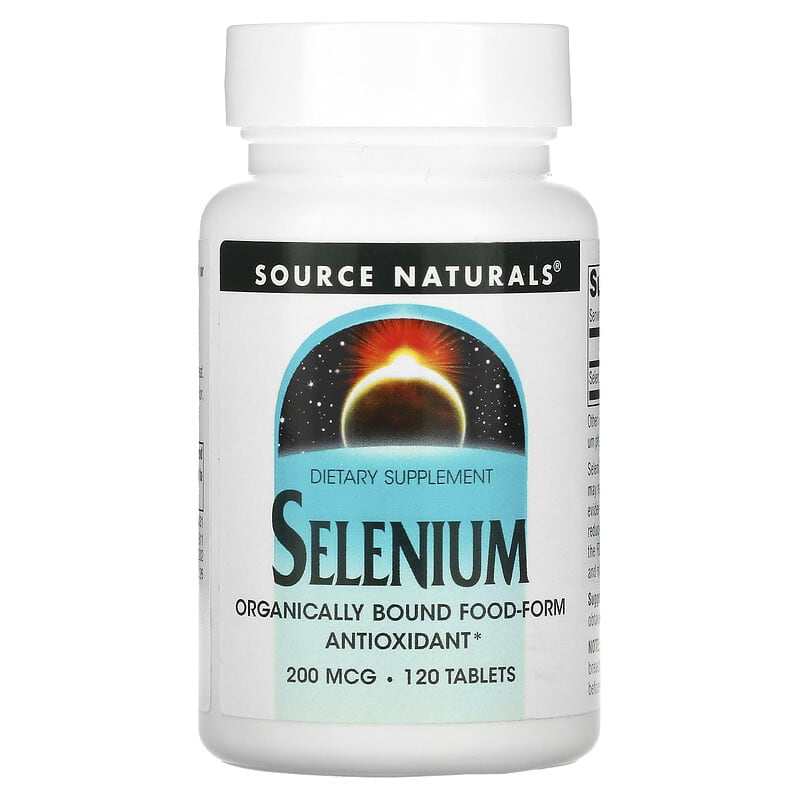 Source Naturals Selenium 200 mcg 120 Tablets 21078008118