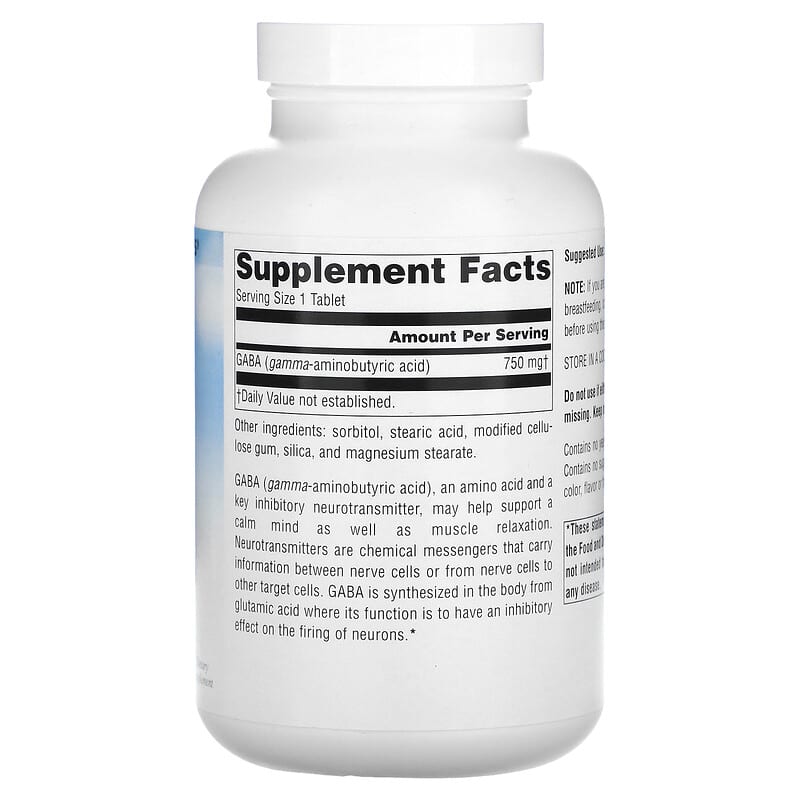 Source Naturals, Serene Science, GABA Calm Mind, 750 mg, 180 Tablets 21078002680