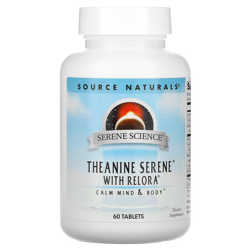 Source Naturals Serene Science Theanine Serene with Relora 60 Tablets 21078017721