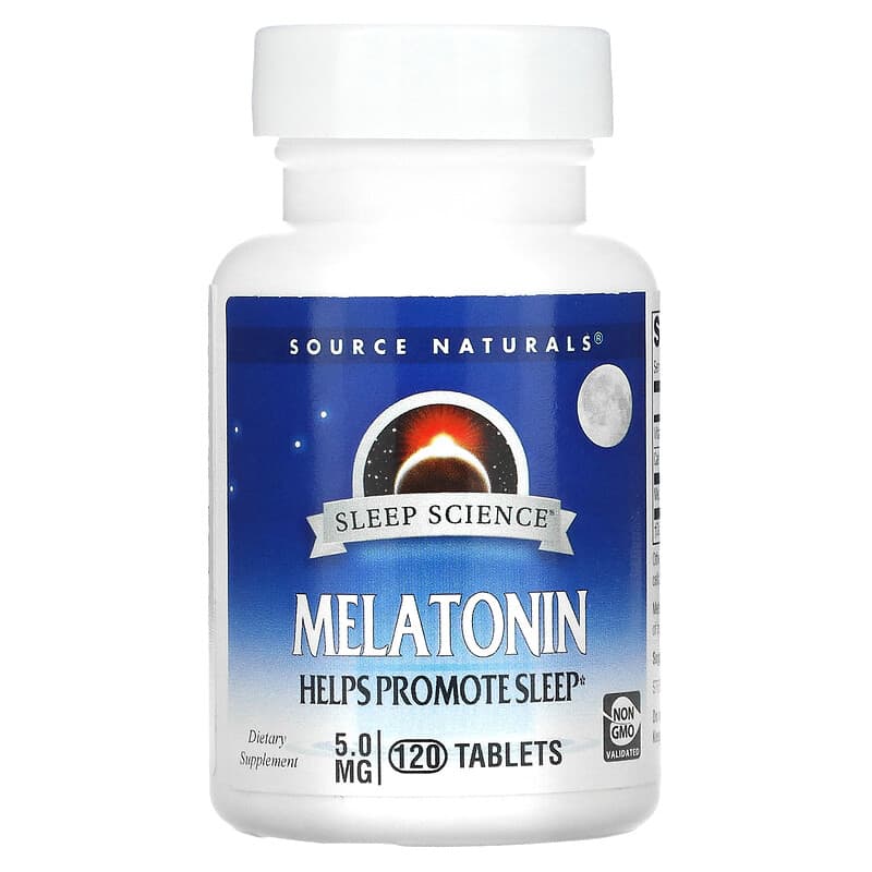 Source Naturals Sleep Science Melatonin 5 mg 120 Tablets 21078005575