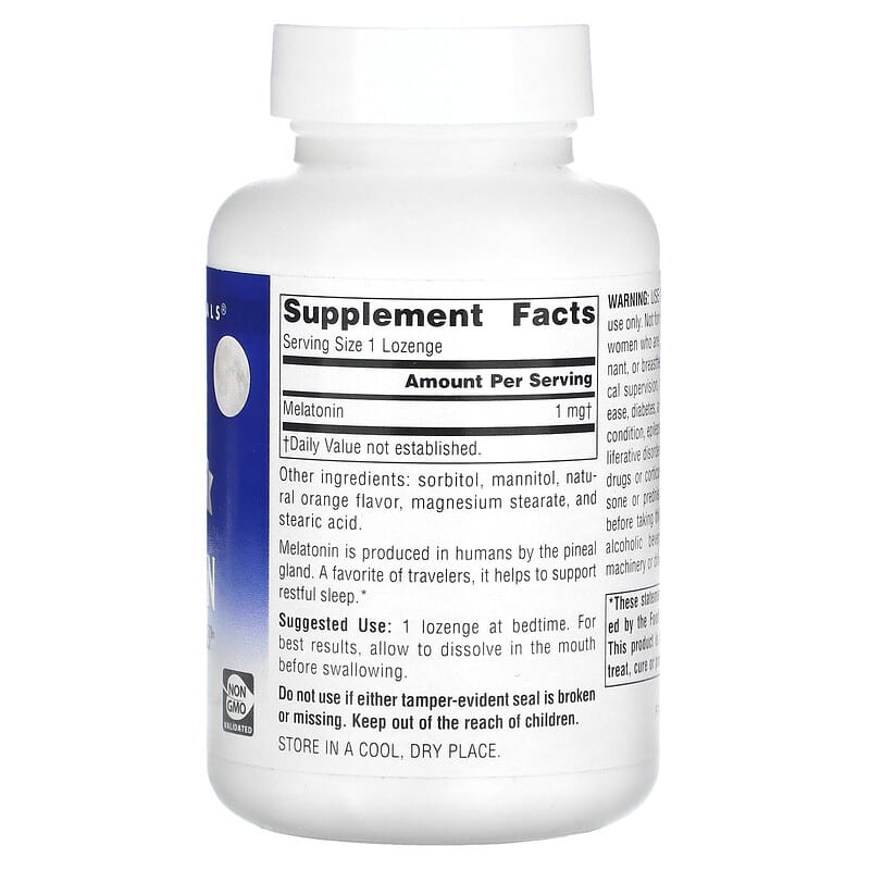 Source Naturals, Sleep Science, Melatonin, Orange, 1 mg, 300 Lozenges 21078007081