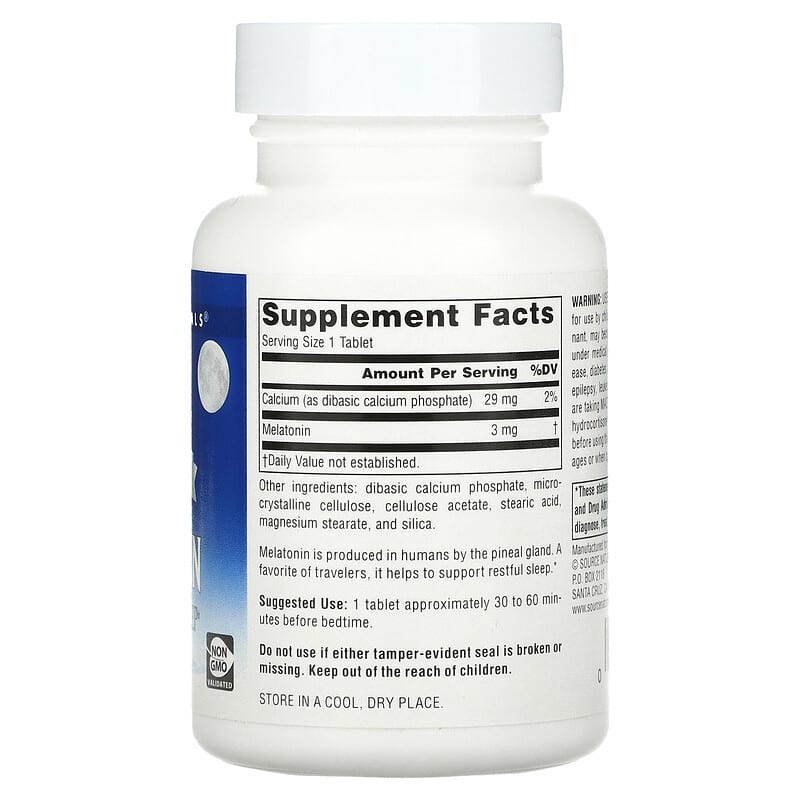 Source Naturals, Sleep Science, Melatonin, Timed Release, 3 mg, 240 Tablets 21078000679