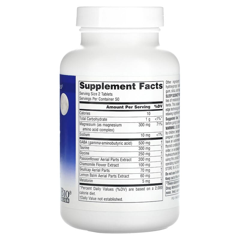 Source Naturals, Sleep Science, NightRest with Melatonin, 100 Tablets 21078003588
