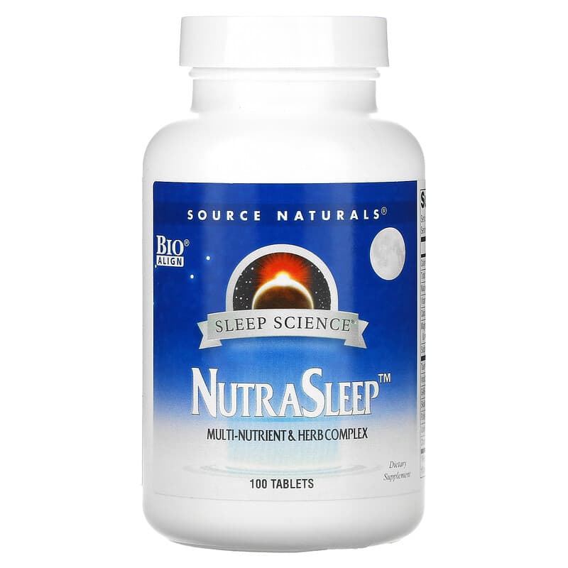 Source Naturals Sleep Science NutraSleep 100 Tablets 21078007500