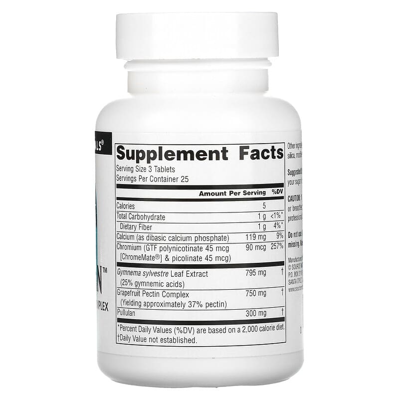 Source Naturals, Sugar Ban, 75 Tablets 21078007890