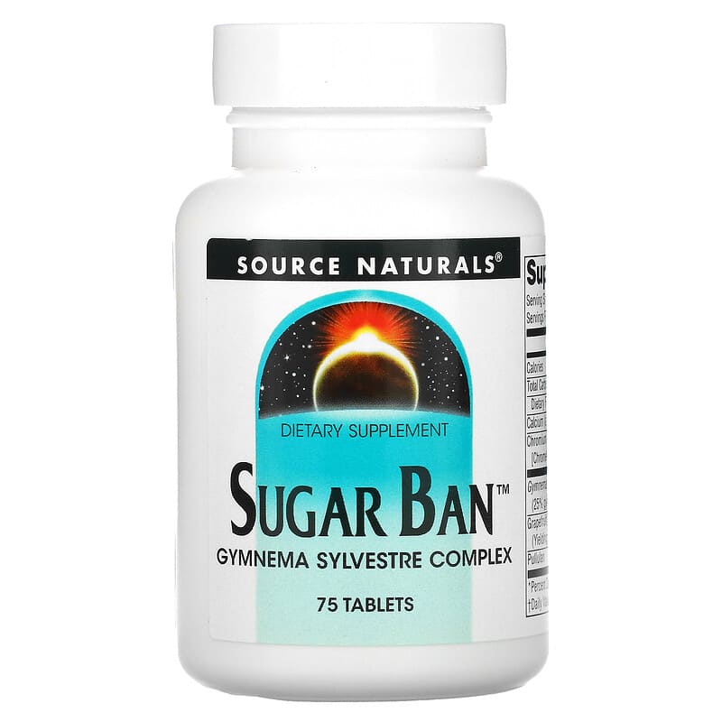 Source Naturals Sugar Ban 75 Tablets 21078007890