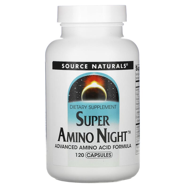 Source Naturals Super Amino Night 120 Capsules 21078001119
