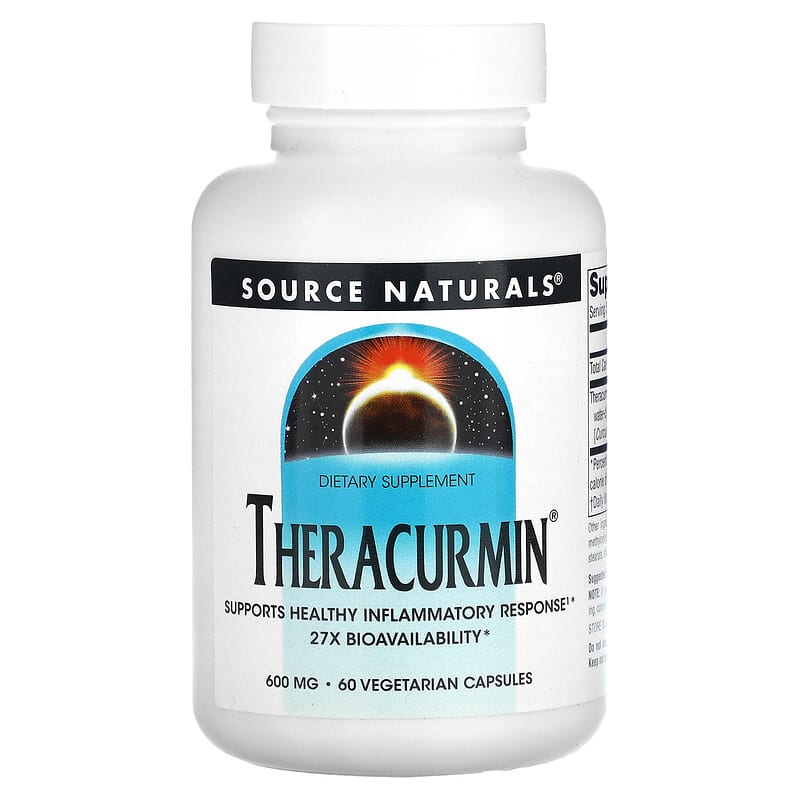 Source Naturals Theracurmin 600 mg 60 Vegetarian Capsules 21078026501