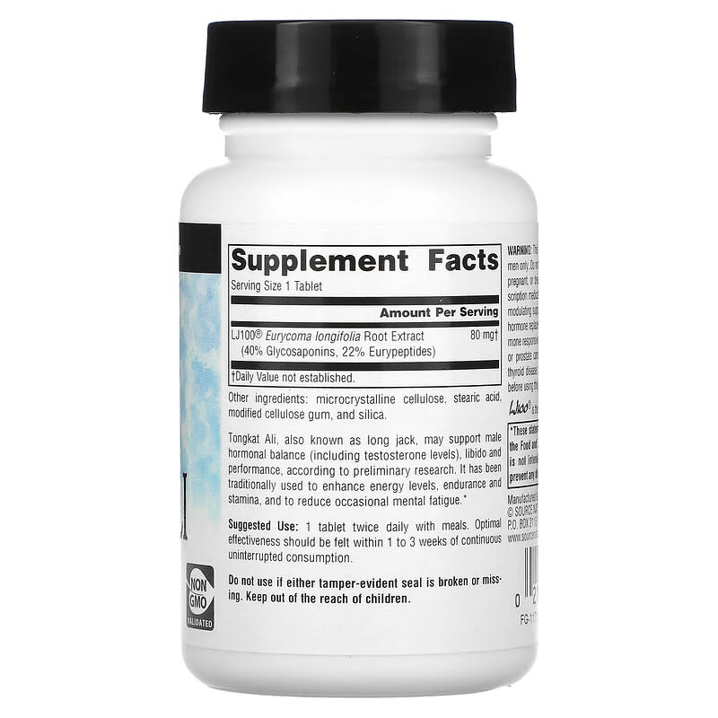 Source Naturals, Tongkat Ali, 60 Tablets 21078016748