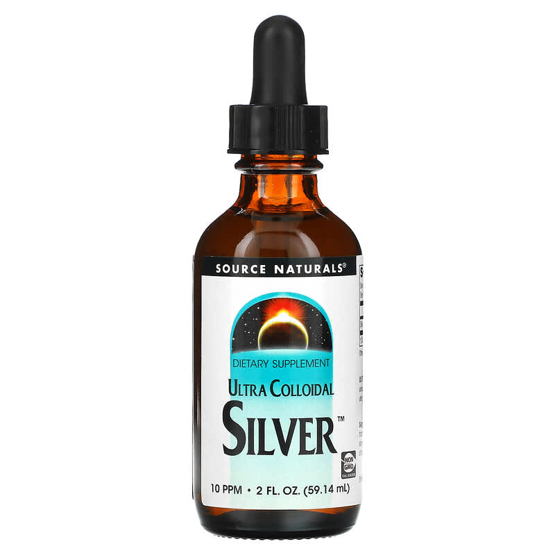 Source Naturals Ultra Colloidal Silver 10 PPM 2 fl oz (59.14 ml) 21078002208