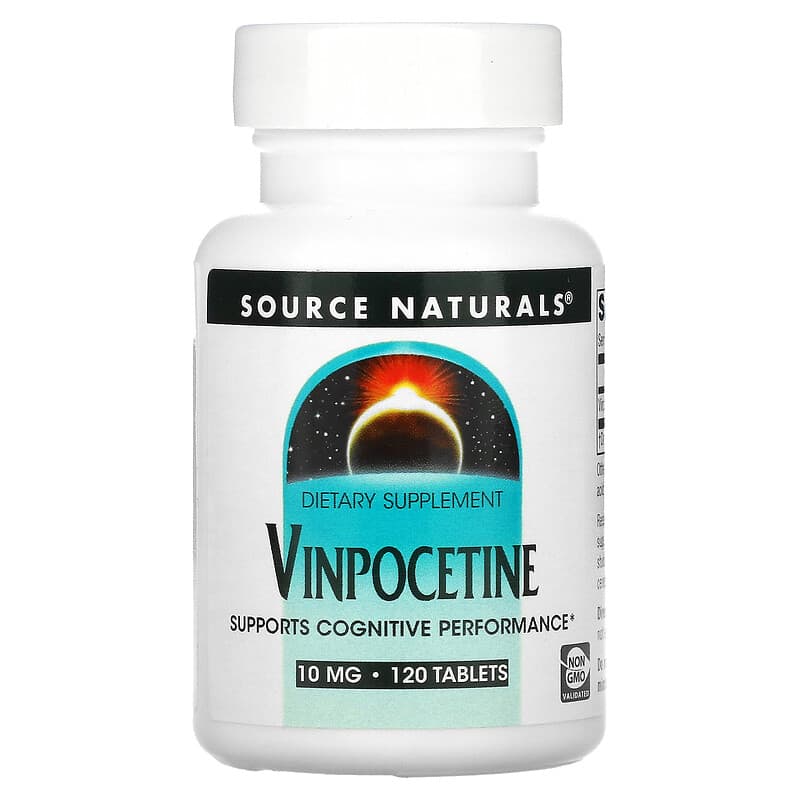 Source Naturals Vinpocetine 10 mg 120 Tablets 21078013990