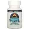 Source Naturals Vitamin A 10,000 IU 100 Tablets 21078008286