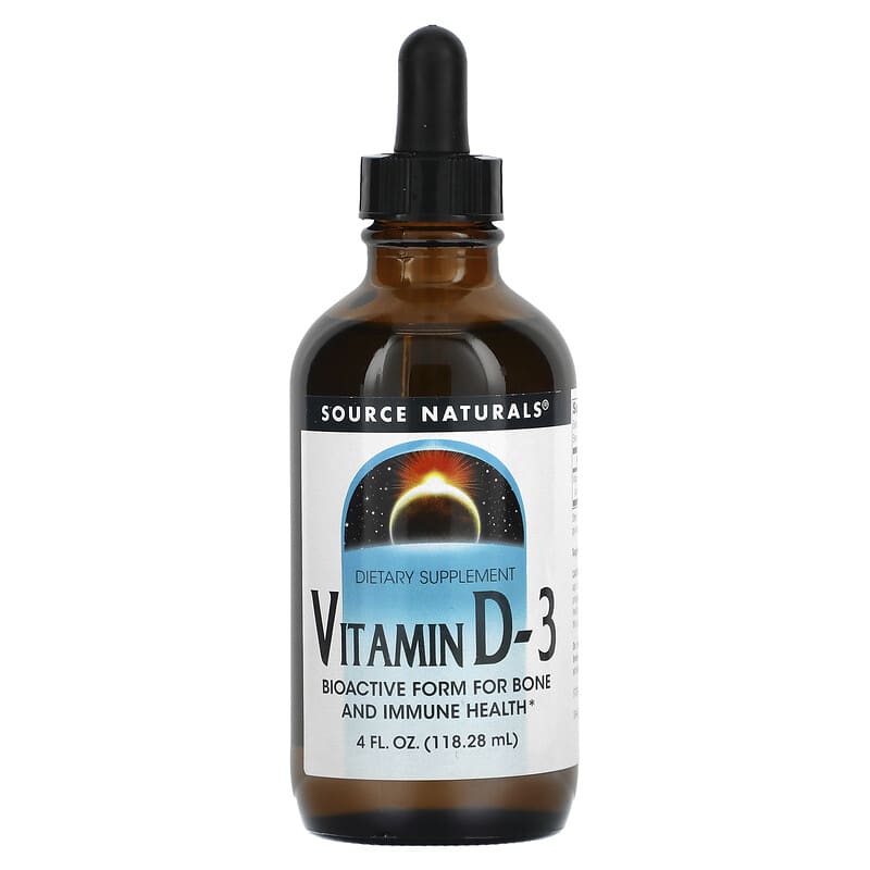 Source Naturals Vitamin D-3 4 fl oz (118.28 ml) 21078022763
