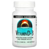 Source Naturals Vitamin D-3 50 mcg (2,000 IU) 200 Softgels 21078022374