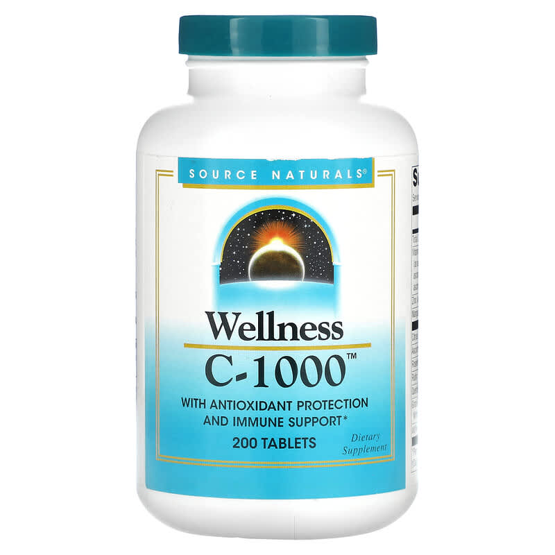 Source Naturals Wellness C-1000 200 Tablets 21078010333