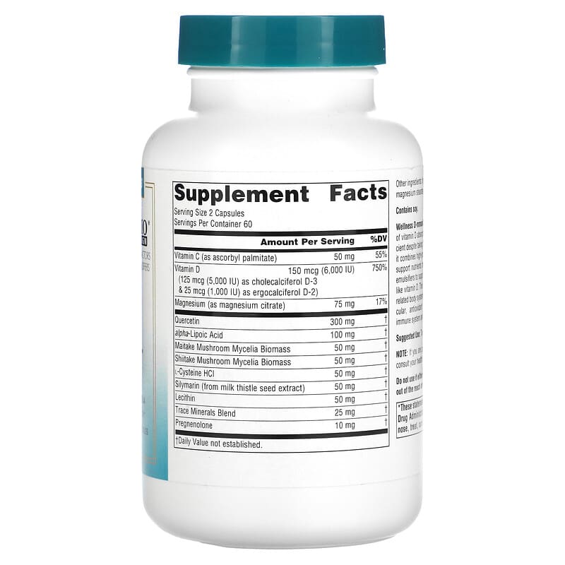 Source Naturals, Wellness D-mmunity, 125 mcg, 120 Vegetarian Capsules 21078028734