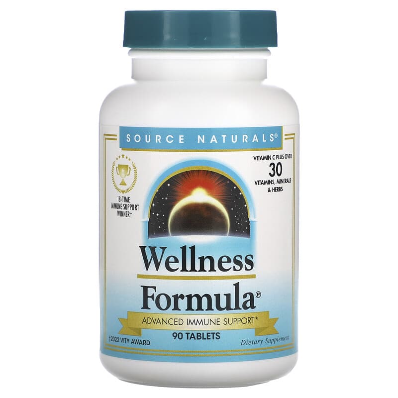 Source Naturals Wellness Formula 90 Tablets 21078000228