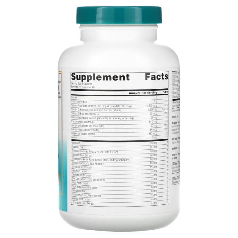 Source Naturals, Wellness Formula, Advanced Daily Immune Support, 240 Capsules 21078014263