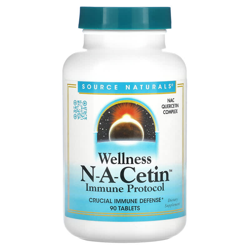 Source Naturals Wellness N-A-Cetin 90 Tablets 21078029281