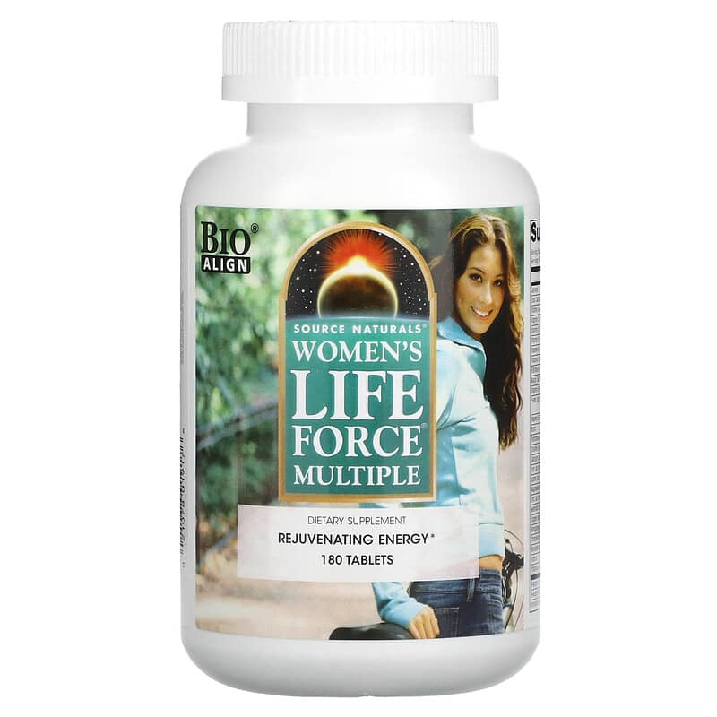 Source Naturals Women's Life Force Multiple 180 Tablets 21078019176