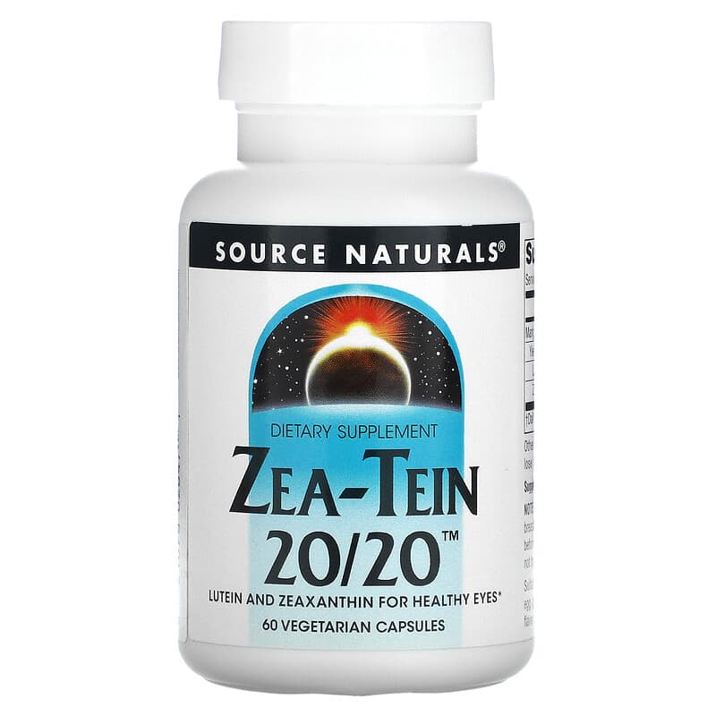 Source Naturals Zea-Tein 20/20 60 Vegetarian Capsules 21078026471