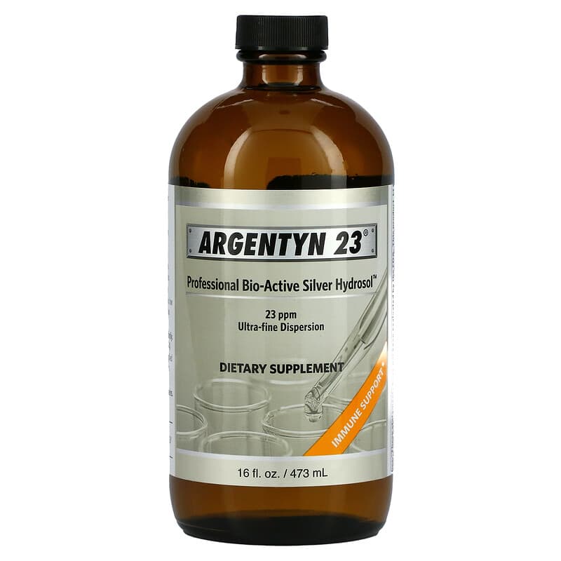 Sovereign Silver Argentyn 23 Professional Bio-Active Silver Hydrosol 16 fl oz (473 ml) 684088331371