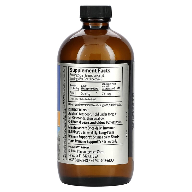 Sovereign Silver, Bio-Active Silver Hydrosol, 10 ppm, 16 fl oz (473 ml) 684088232371