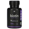 Sports Research Biotin with Coconut Oil 5,000 mcg 120 Veggie Softgels 23249090007