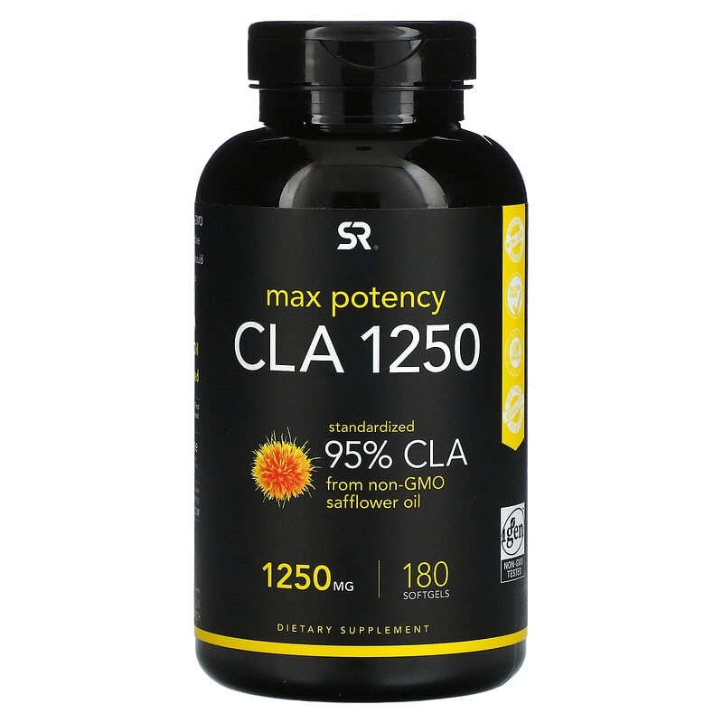 Sports Research CLA 1250 Max Potency 1,250 mg 180 Softgels 23249010524