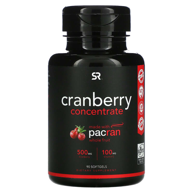 Sports Research Cranberry Concentrate 250 mg 90 Softgels 23249010302