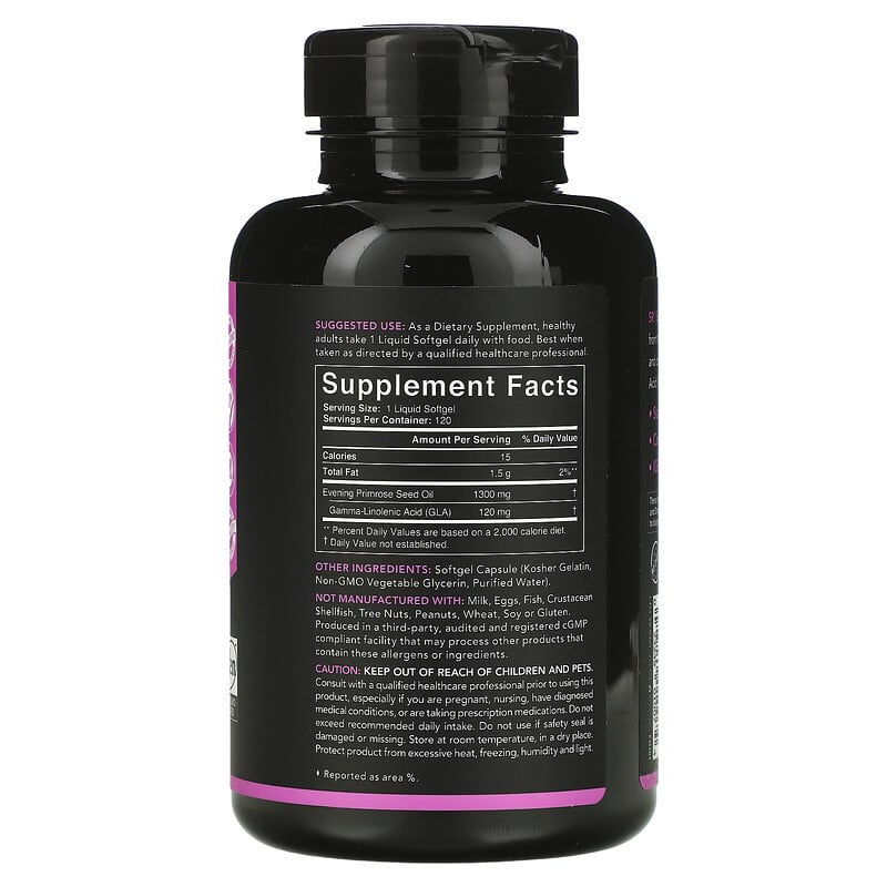 Sports Research, Evening Primrose, 1,300 mg, 120 Softgels 23249010074